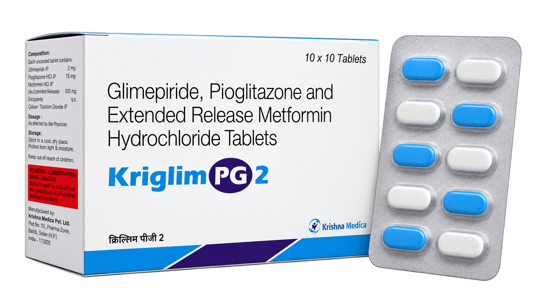 Kriglim PG 2 pharmaceutical product